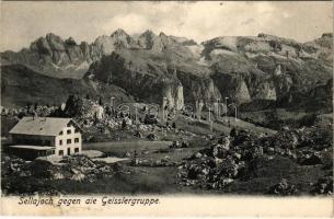 Passo Sella, Sellajoch (Südtirol); Gegen die Geisslergruppe / Gruppo delle Odle (EK)