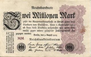 Német Birodalom / Weimari Köztársaság 1923. 2.000.000M (50x) T:II,II/III,III