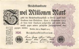 Német Birodalom / Weimari Köztársaság 1923. 2.000.000M (50x) T:II,II/III,III