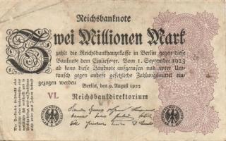 Német Birodalom / Weimari Köztársaság 1923. 2.000.000M (50x) T:II,II/III,III