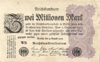 Német Birodalom / Weimari Köztársaság 1923. 2.000.000M (50x) T:II,II/III,III