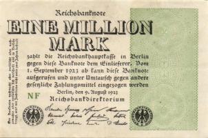 Német Birodalom / Weimari Köztársaság 1923. 1.000.000M (50x) T:II,II/III,III