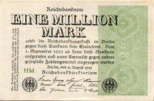 Német Birodalom / Weimari Köztársaság 1923. 1.000.000M (50x) T:II,II/III,III