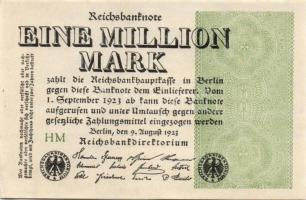 Német Birodalom / Weimari Köztársaság 1923. 1.000.000M (50x) T:II,II/III,III