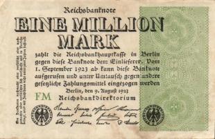 Német Birodalom / Weimari Köztársaság 1923. 1.000.000M (50x) T:II,II/III,III