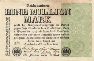 Német Birodalom / Weimari Köztársaság 1923. 1.000.000M (50x) T:II,II/III,III