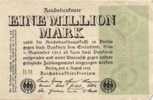 Német Birodalom / Weimari Köztársaság 1923. 1.000.000M (50x) T:II,II/III,III
