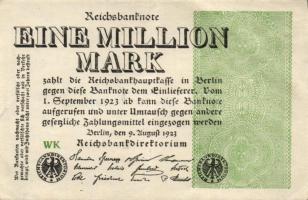 Német Birodalom / Weimari Köztársaság 1923. 1.000.000M (50x) T:II,II/III,III