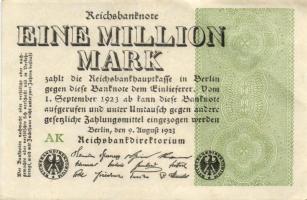 Német Birodalom / Weimari Köztársaság 1923. 1.000.000M (50x) T:II,II/III,III