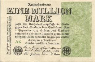 Német Birodalom / Weimari Köztársaság 1923. 1.000.000M (50x) T:II,II/III,III