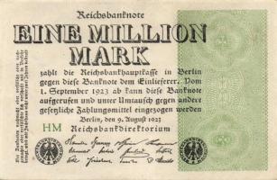 Német Birodalom / Weimari Köztársaság 1923. 1.000.000M (50x) T:II,II/III,III