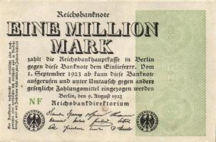 Német Birodalom / Weimari Köztársaság 1923. 1.000.000M (50x) T:II,II/III,III