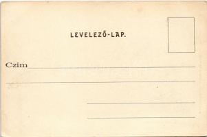 Siófok, Közös fürdőház a Balatonon. Ellinger Ede fényképész kiadása (EK)