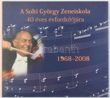 A Solti György Zeneiskola 40 éves évfordulójára. 1968-2008. CD, Editio Musica, Magyarország, 2008. Eredeti, bontatlan csomagolásában.