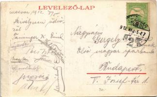 1912 Temesvár, Timisoara; Losonczy tér, Délmagyarországi Gazdasági Bank részvénytársaság Délvidéki F...