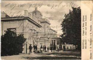 1904 Belgrade, Beograd; Alter und neuer Konak / old and new castles (EK)