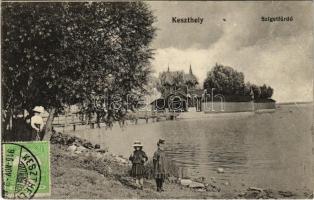 Keszthely, Szigetfürdő. Sujánszky József kiadása 1914. (EB)