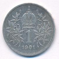 Ausztria 1901. 1K Ag "Ferenc József" T:XF,VF
Austria 1901. 1 Corona Ag "Franz Joseph...