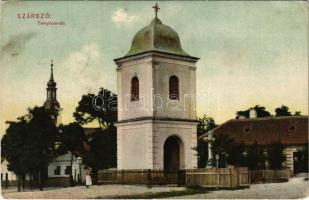 Balatonszárszó, Szárszó; Templom tér. Márkus Béla üzlete (EK)