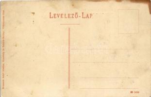 Balatonberény, Berényi kirándulók csónakokban. Neumark Adolf kiadása (fl)