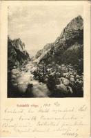 1912 Szádelő, Zádiel; völgy. Divald Adolf 67-1910 / Zádielská dolina / valley (EK)
