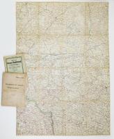 3 db I. világháborús hadi térkép vásznon