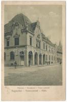 Nagyszeben, Hermannstadt, Sibiu; Főposta. Kunstanstalt Jos. Drotleff Nr. 43. / Posta centrala / Hauptpost / post office (ázott / wet damage)