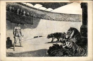 Magyarország imperialista szomszédainak martaléka. Pátria r.-t. / Hungary thrown to her hungry neighbours. Hungarian irredenta propaganda, Treaty of Trianon s: Bér (Rb)