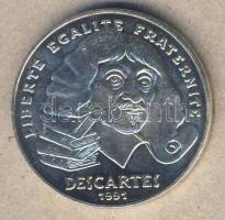 Franciaország 1991. 100Fr Ag "Descartes" T:BU