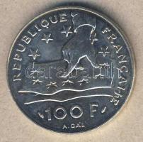 Franciaország 1991. 100Fr Ag "Descartes" T:BU
