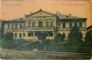 1911 Székelyudvarhely, Odorheiu Secuiesc; Római katolikus főgimnázium. W.L. (?) 1746. Erdélyi Simon kiadása / Catholic grammar school (fl)