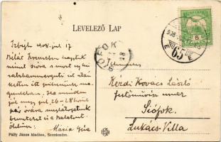 1908 Izbég (Szentendre), Giliczer vendéglő. Pálfy János kiadása (fl)