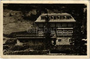 1956 Tátra, Alacsony-Tátra, Nízké Tatry; Chata Certovica / menedékház az Ördöklakodalmánál / chalet, tourist house (EB)