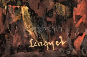 Lengyel Gergely Géza (-): Dante és Vergilius. Tempera, karton, paszpartuban, paszpartu foltos. Jelze...