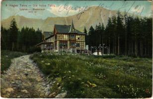 1906 Tátraszéplak, Tatranska Polianka, Westerheim (Magas-Tátra, Vysoké Tatry); nyaraló / villa (kopott sarkak / worn corners)