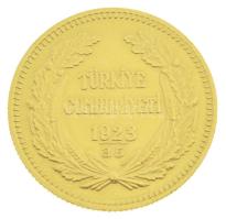 Törökország 1923/52 100K Au "Mustafa Kemal Atatürk" (7,23g/0.917) T:AU Turkey 1923/52 100 ...