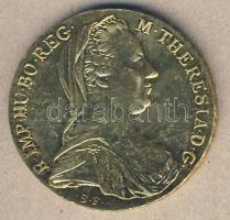 Ausztria 1780SF Thaler Ag M.Theresia utánveret aranyozva T:1/2