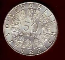 Ausztria 1969. 50Sch Ag "I. Maximilán császár" T:2