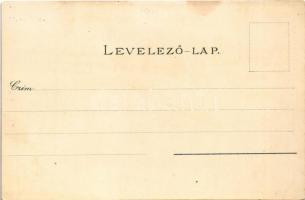 Szeged, Széchenyi tér, Híd utca, városháza, MÁV palota, Városi színház, Közúti vashíd és rakpart. Ar...