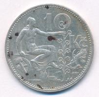 Csehszlovákia 1930. 10K Ag T:XF patina Czechoslovakia 1930. 10 Korun Ag C:XF patina