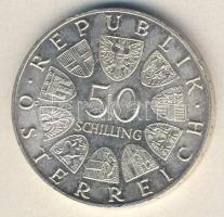 Ausztria 1969. 50Sch Ag "I. Maximilán császár" T:2