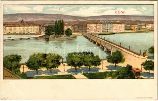 Genf, Geneva; Kosmos S. III. litho s: Geiger R.