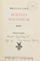Terescsényi Gyula: Bolygó magyarok. DEDIKÁLT! Turul Szépmíves Könyvek 6. Bp., [1939.], Turul. Másodi...