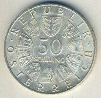 Ausztria 1969. 50Sch Ag "I. Maximilán császár" T:2