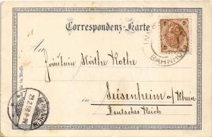 1898 (Vorläufer) Telfs (Tirol), Oberinnthal, Ruine Hörtenberg bei Pfaffenhofen. K. Redlich / castle ...