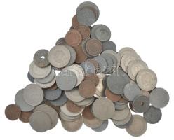 Vegyes, magyar és külföldi érmetétel 500g súlyban T:vegyes Mixed, Hungarian and foreign coin lot (500g) C:mixed