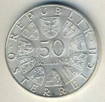 Ausztria 1969. 50Sch Ag "I. Maximilán császár" T:2