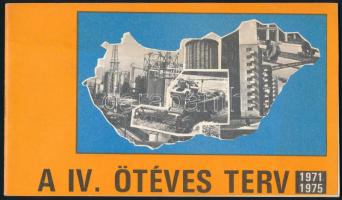 1976 A IV. ötéves terv 1971-1975. Bp., Kossuth, 32 p. Tűzött papírkötés, jó állapotban.