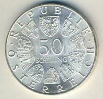 Ausztria 1969. 50Sch Ag "I. Maximilán császár" T:2+