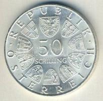 Ausztria 1969. 50Sch Ag "I. Maximilán császár" T:2+